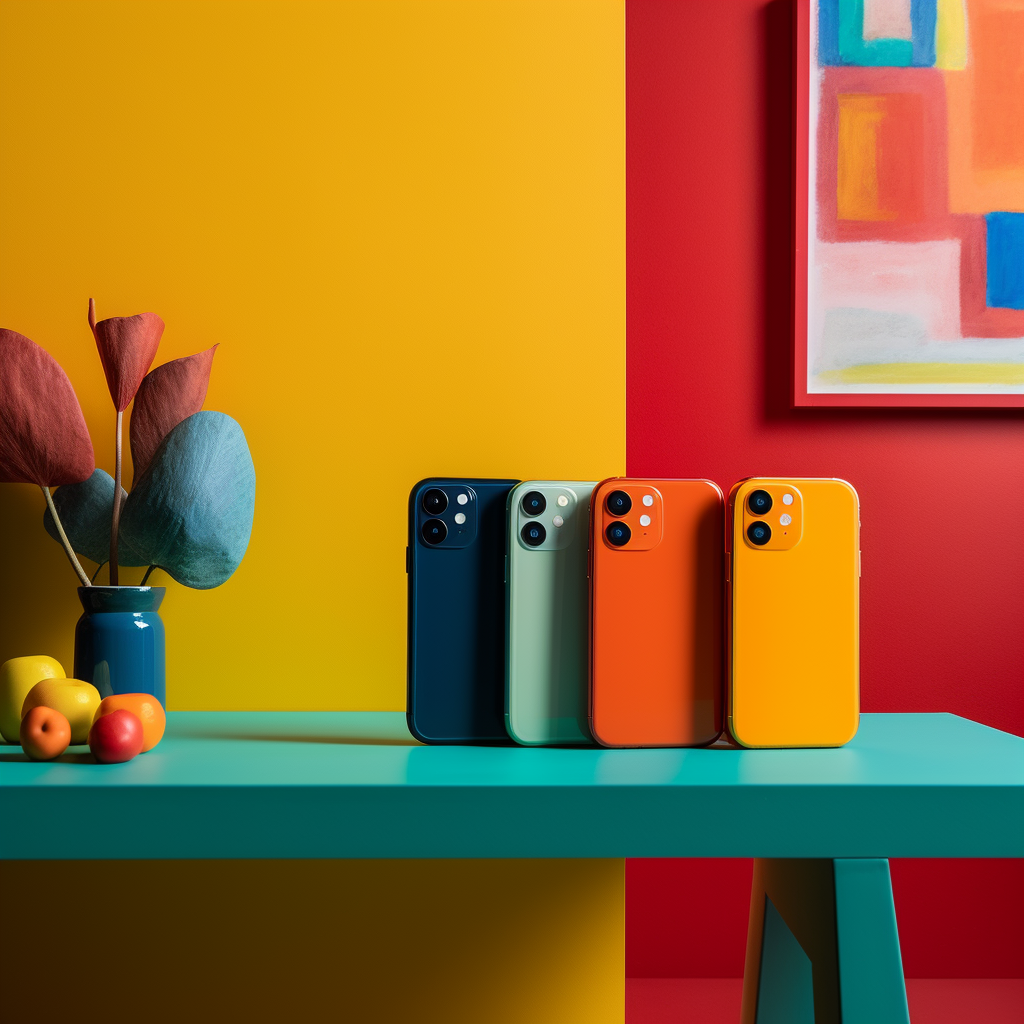 BBUser_A_pair_of_iPhone_14_cases_rests_gracefully_on_a_colorful_4a6c6eb5-690b-4f28-8a3a-ac8c23ebbec2.png